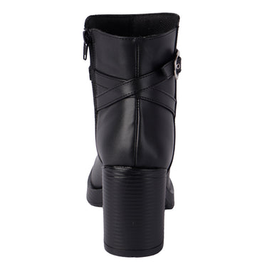 Botines Casuales Color Negro Fratello Para Mujer 69683