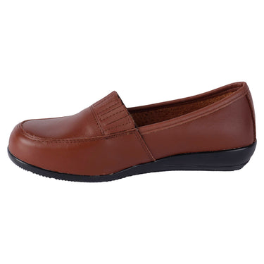 Mocasín Casual Piel Fratello Color Shedron Para Mujer 0411