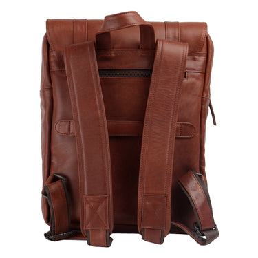 Mochila de Piel Fratello para Hombre Color Café LORETO