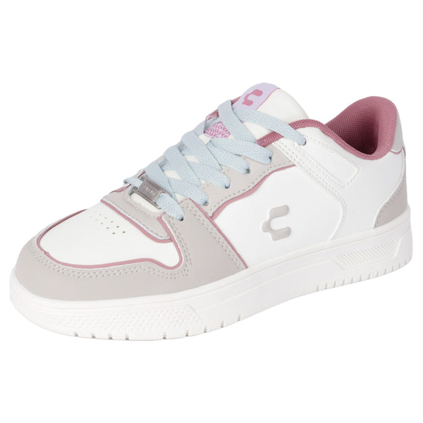 TENIS CHARLY - 10595410 - BLANCO GRIS ROSA - 22/26