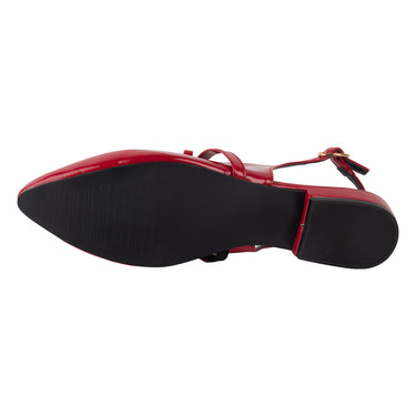 Flats casuales Destalonados Fratello Color Rojo para Mujer 1413