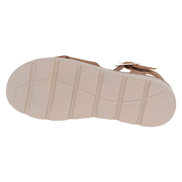 Sandalias Suela Alta Fratello Color Tan Para Mujer 3202