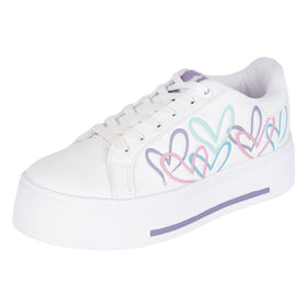 TENIS POLO HPC - 4073 - BLANCO LILA - 22/26