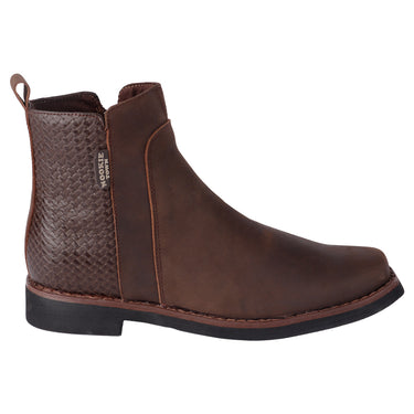 Botines Vaqueros de ¨Piel Fratello Color Café para Hombre 0215
