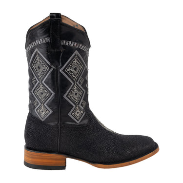 Botas Vaqueras Fratello Color Negro Para Hombre 0850