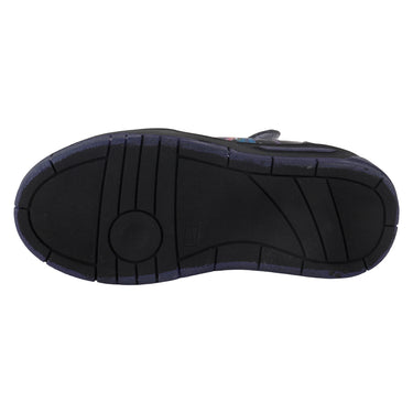Tenis Casuales Fratello Color Negro Morado para Niña 0706