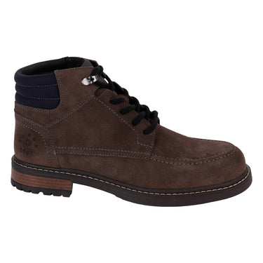 Bota Urbana De Piel Verde Tabaco Color Gris Para Hombre 3733