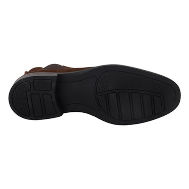 Botines Casuales de Piel Mariscal Color Café para Hombre 9110