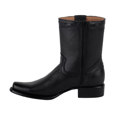 Botas Vaqueras de Piel de Venado Fratello Color Negro para Hombre FRANCO