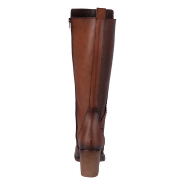 Botas De Caña Alta Color Camel Fratello Para Mujer 3089