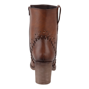 Botines Vaqueros Maquech Color Café para Mujer 3021