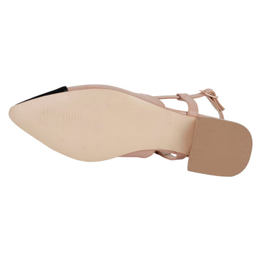 Flats De Tacón Ancho Fratello Color Maquillaje Para Mujer 00