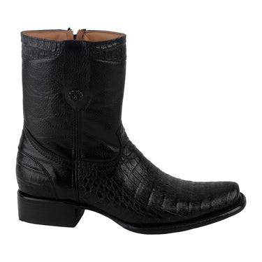 Botas Vaqueras de Piel Fratello Color Negro para Hombre FRANCO