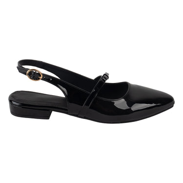 Balerinas Flats de Charol Fratello Color Negro para Mujer 1413