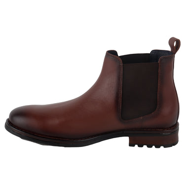 Botines Casuales de Piel Verde Tabaco Color Café para Hombre 3219