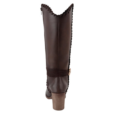 Botas de Tubo Alto Maquech Color Café para Mujer 3092