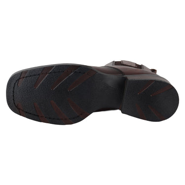 Botines Casuales Fratello de Piel Color Café para Hombre 10500