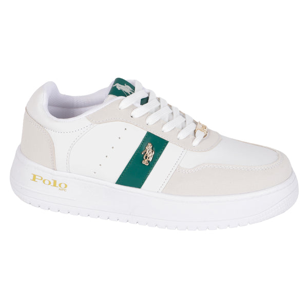 TENIS POLO HPC - 0641 - BLANCO GRIS VERDE - 22/26
