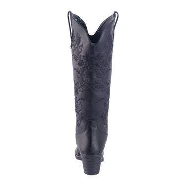 Botas Vaqueras Bordadas Fratello Color Negro para Mujer 1024