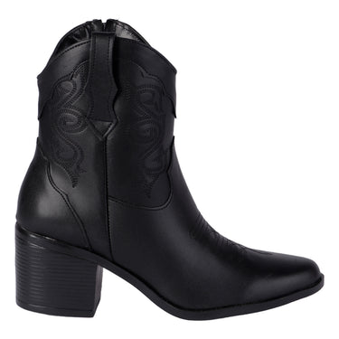 Botines Casuales Color Negro Fratello Para Mujer 5009