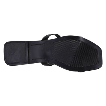 Sandalias Destalonadas Fratello Color Negro Para Mujer 0182