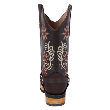 Bota Vaquera Fratello Color Chocolate Para Mujer 1008