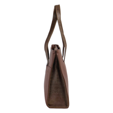 Bolsa de Piel Fratello Color Cafe Para Mujer Bacalar
