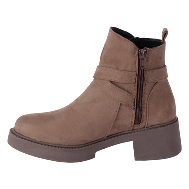 Botín Casual Fratello Color Arena Para Mujer 0400