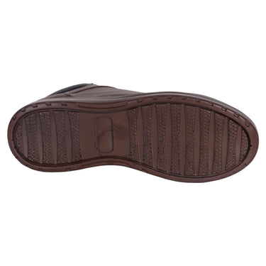 Botines Confort De Piel Fratello Color Café Para Mujer 1015