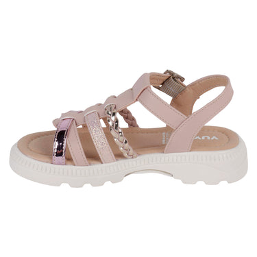 Sandalias Suela Chunky Yuyin Color Rosa Para Niña 26062