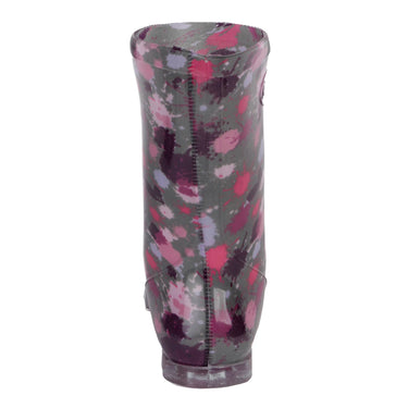 Bota Plástico Lluvia Fratello Color Rosa Para Mujer Manchas