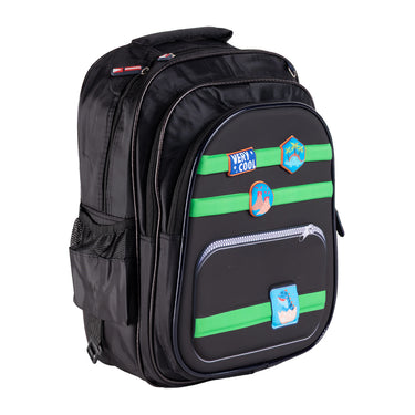 Mochila Escolar Fratello Color Negro Para Niño 1602