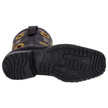 Botas Vaqueras Color Negro Fratello Para Niña 0595