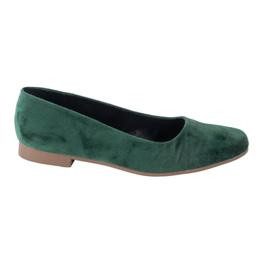 Flats Casuales en Gamuza Fratello Color Verde para Mujer 0377