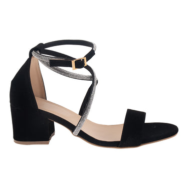 Zapatillas Abiertas Fratello Color Negro para Mujer 0884 PIEDRA