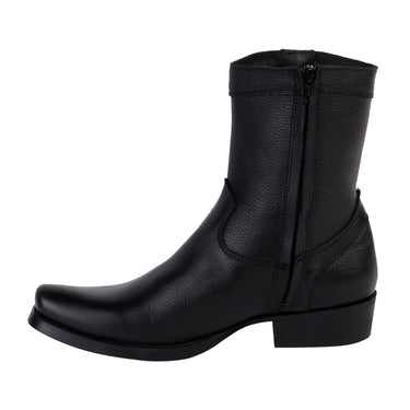 Botas Vaqueras De Piel Negro Fratello Para Hombre 20248-2