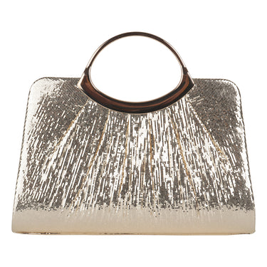 Bolso de Mano Fratello Color Oro Ingles para Mujer MD-6289M