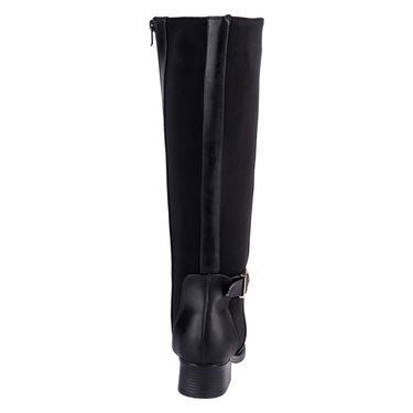 Botas Tubo Alto De Moda Color Negro Fratello Para Mujer 0600