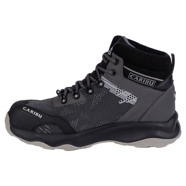 Bota De Trabajo Caribu Color Gris Para Hombre 0952-h C/pol