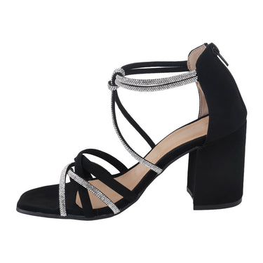 Zapatillas Abiertas Fratello Color Negro Para Mujer 0461
