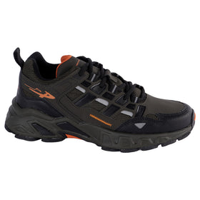 TENIS PONTIAC - 0744 - MILITAR NEGRO NARANJA - 25/29