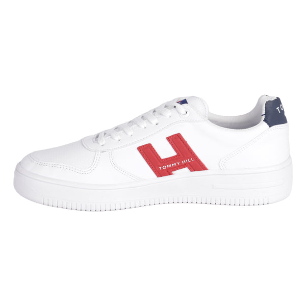 TENIS TOMMY HILL - 6050 - BLANCO ROJO - 25/29