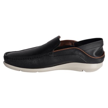 Mocasín Náutico Piel Fratello Color Negro Para Hombre 8029