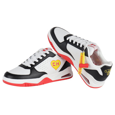 Tenis Urbano Charly Chapulín Colorado Color Blanco con Negro para Hombre 1087775