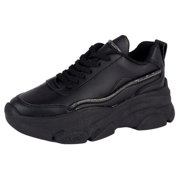 TENIS INAMORATO - CELESTE - NEGRO - 23/26