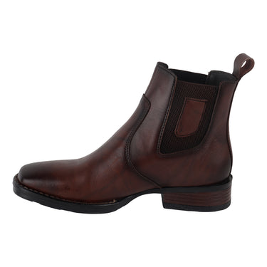 Botines Casuales Fratello de Piel Color Café para Hombre 10500