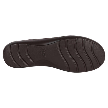 Zapato Confort De Piel Flexi Color Café Para Mujer 138104