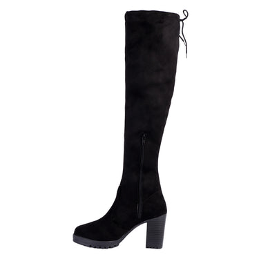 Bota Alta Fratello Negro Para Mujer 0500