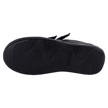 Zapatos Escolares de Piel Gancho y Bucle Fratello Color Negro para Niño 0228