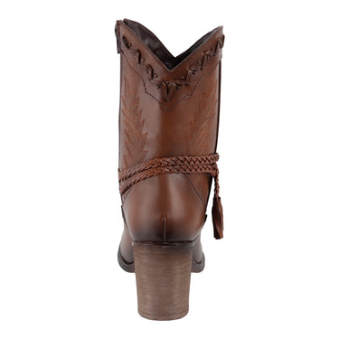 Botines Vaqueros Maquech Color Café para Mujer 3015
